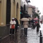 Lunes con lloviznas y un marcado descenso de temperatura