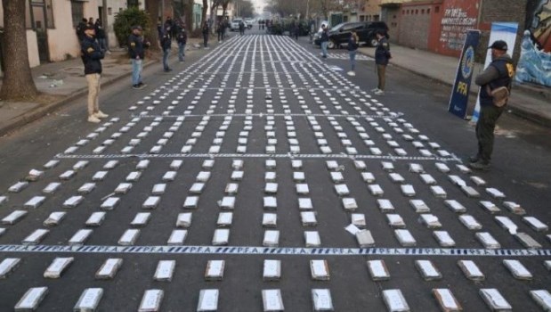 1.500 kilos de cocaína