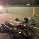 Motociclista fue hospitalizada luego de haber sido atropellada
