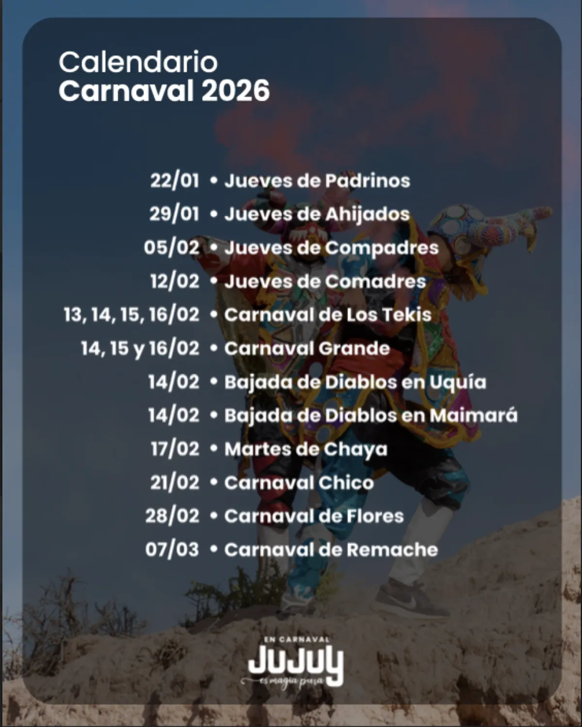 Calendario carnaval jujuy 3