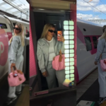 Escándalo con Wanda Nara y su novio en el tren bala de Japón