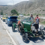 Autos Clásicos rumbo a Tilcara en el Rally de la Quebrada