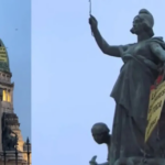 Ley de Glaciares: activistas de Greenpeace se treparon al Congreso y terminaron detenidos