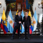 Milei mantuvo una reunión con Noboa y firmó acuerdos de comercio y seguridad