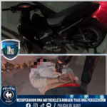 Escapaban de la policía en una moto robada y chocaron a una pareja